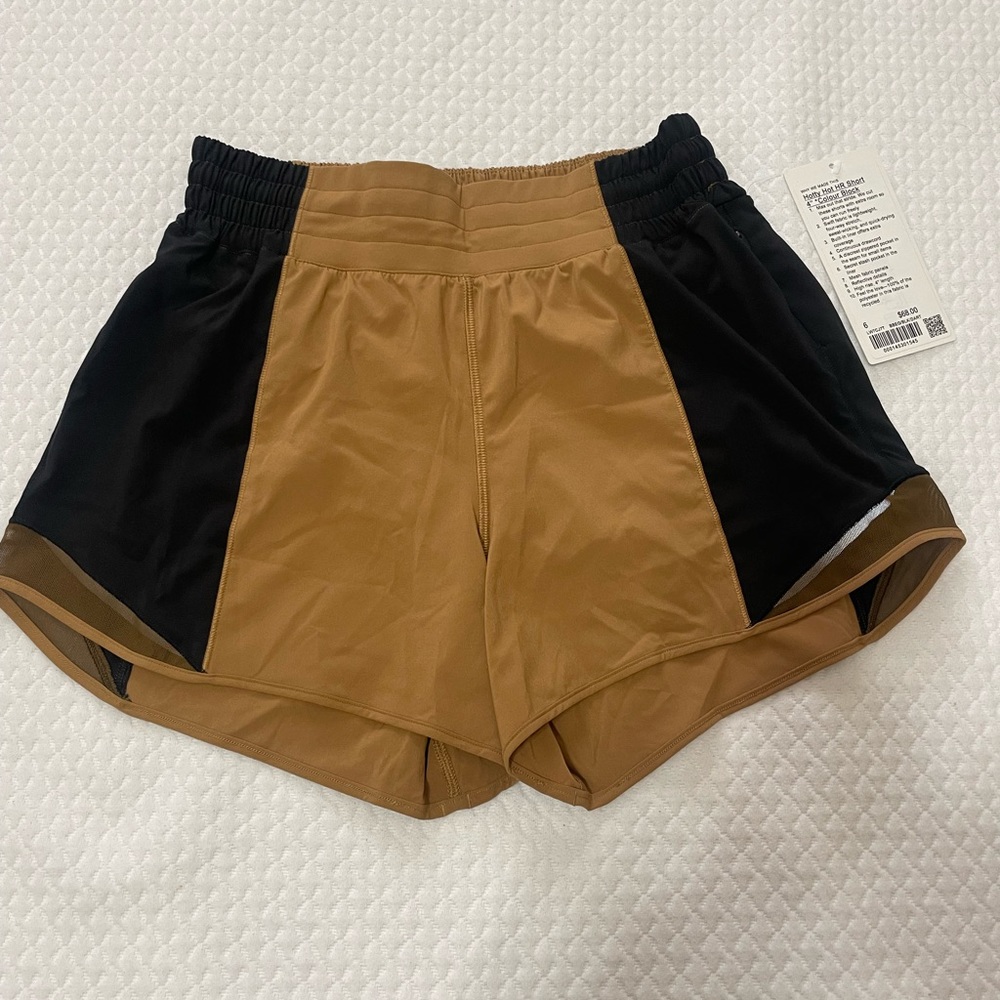 Lululemon Hotty Hot High Rise Colorblock Sz 6 NWT
